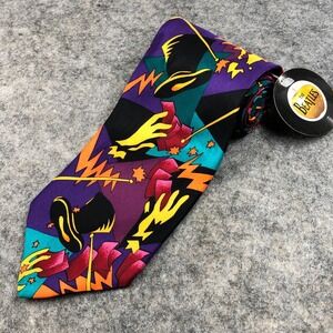 Beatles Magical Mystery Tour Tie 1990 Silk Music Collectible Width 4" L 55"